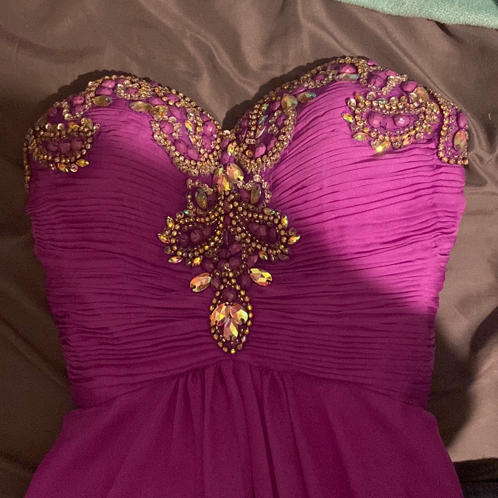 Pageant/prom dress with beads Will negotiate price